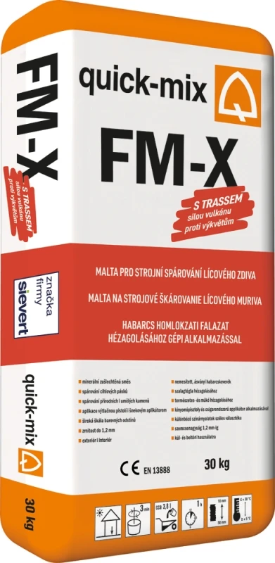 Malta spárovací Quick FM-X strojní, šedá 30 kg - FM-X_09-2021_1.0.webp