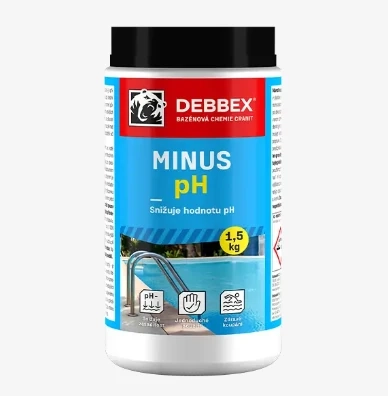 Přípravek pro snížení pH bazénu Cranit pH minus 1,5 kg - cranit-ph-minus.webp