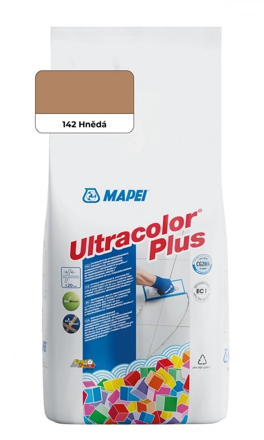 Hmota spárovací Mapei Ultracolor Plus 142 hnědá 2 kg