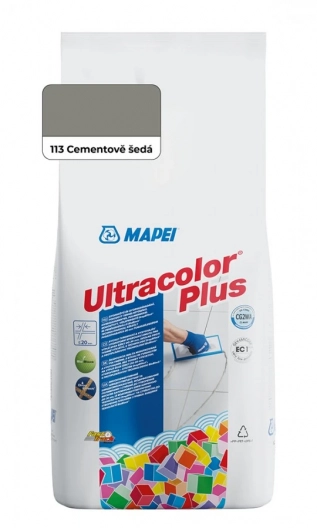 Hmota spárovací Mapei Ultracolor Plus 113 cementově šedá 5 kg