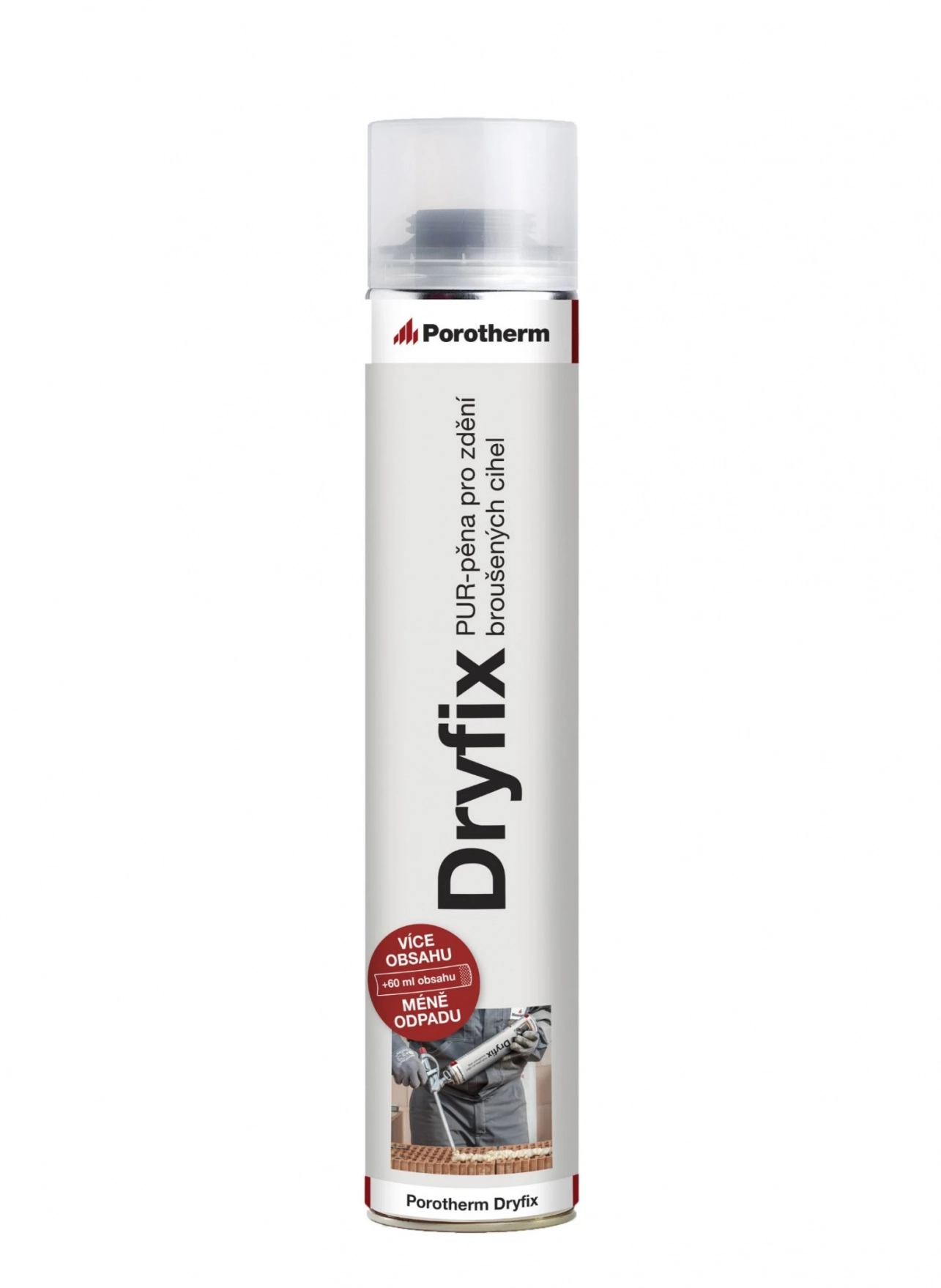 Pěna zdící Porotherm Dryfix 810 ml - dryfix-810.webp