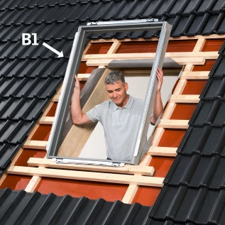 Rám izolační a plisovaná manžeta Velux BDX MK04 2000 78x98 cm